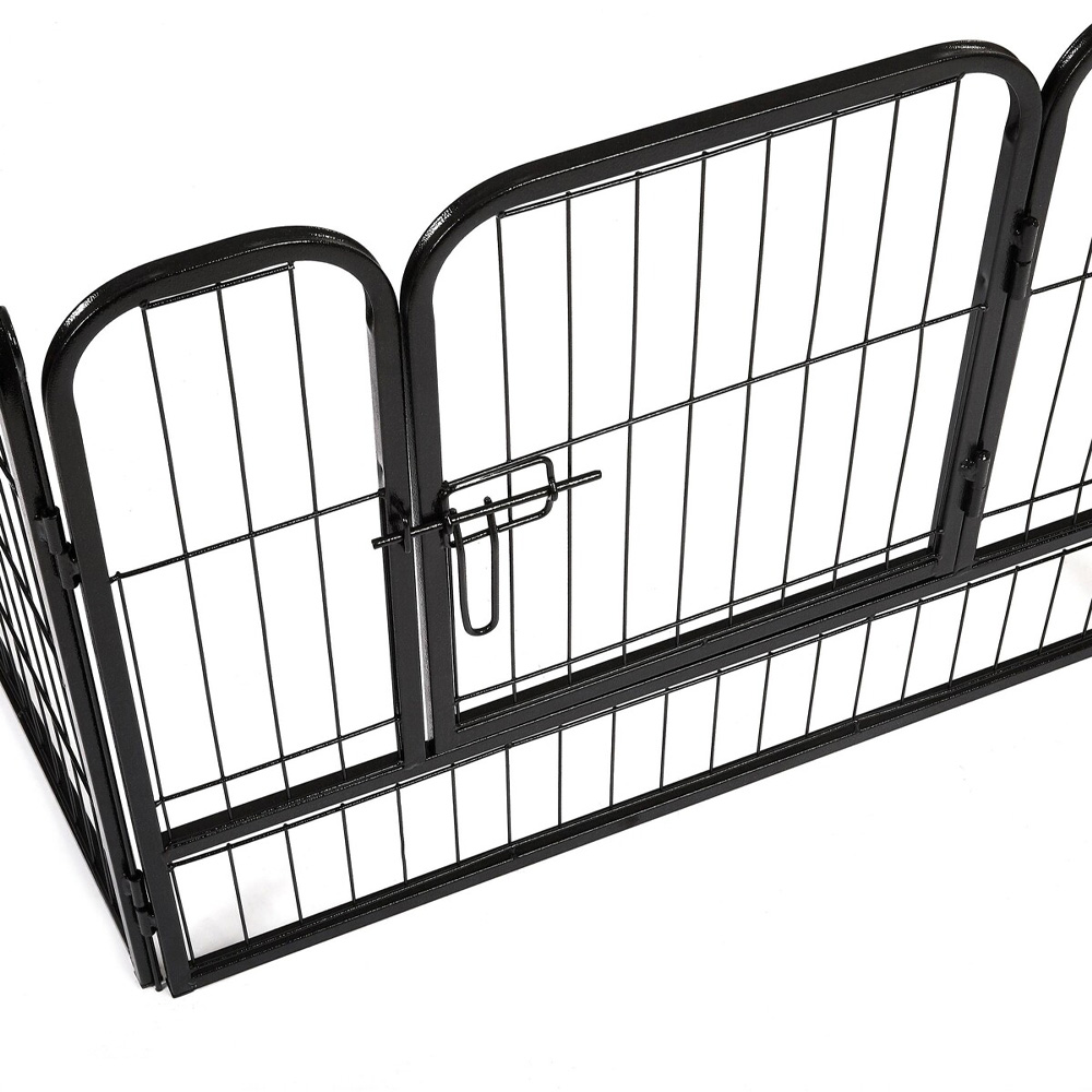 Happet Kojec Metalowy dla Psa z Progiem S Heavy 77×61 cm